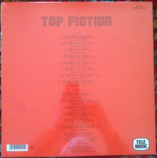 Image of Back Cover of 4233272E: LP - PIERRE DUTOUR, Top Fiction (Be With Records; BEWITH 147 LP, Europe 2023 Reissue)   NEW/NEW