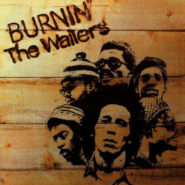 Image of Front Cover of 1914079C: LP - THE WAILERS, Burnin' (Island Pink Rim; ILPS 9256, UK 1973, Gatefold, Inner) Light Marks only.  VG/G+