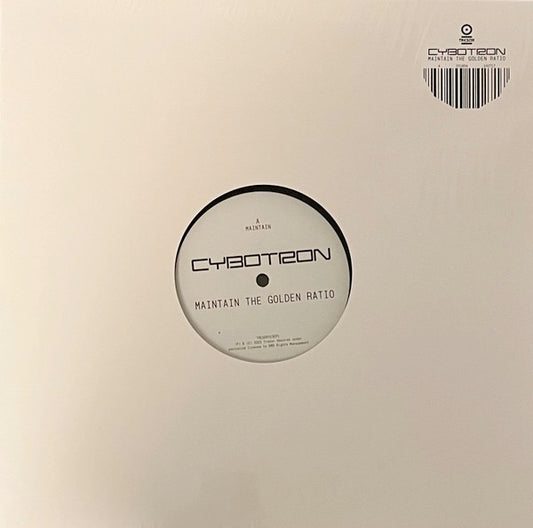 Image of Front Cover of 0354108S: 12" - CYBOTRON, Maintain The Golden Ratio (Tresor; TRESOR313EP1, UK 2023, Die Cut Plain Sleeve, Insert)   NEW/NEW