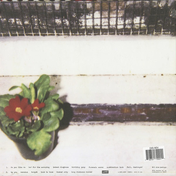 Image of Back Cover of 4615725C: LP - FUGAZI, Red Medicine (Dischord Records; DIS90v, US 2023 Reissue, Inner, Red Vinyl)   NEW/NEW