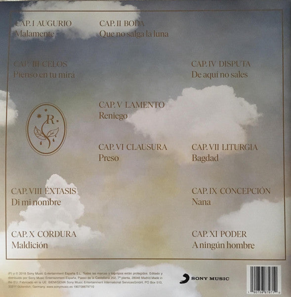 Image of Back Cover of LP - VG+/VG+ - ROSALIA, El Mal Querer (Sony Music; 190758879710, Spain 2018, Gatefold, Booklet), ,  - 3536284E
