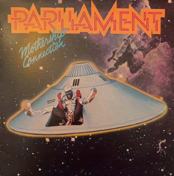 Image of Front Cover of LP - VG/VG - PARLIAMENT, Mothership Connection (Casablanca Bogart; NBLP 7022, US 1975, Pitman Pressing), Sleeve has some spine wear and light ring wear. Disc has a fair few light hairlines/marks but plays well!,  - 2716267C