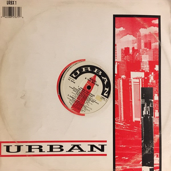 Image of Back Cover of 12" - VG/VG - MACEO & THE MACKS, 'Cross The Track (Urban; URBX 1, UK 1987, Titled Company Sleeve, James Brown Production), Strong VG., A1 'Cross The Track (We Better Go Back) (Extended Version)A2 Parrty - Part 1B1 Soul Power 74B2 'Cross The Track (We Better Go Back) - 3316140C