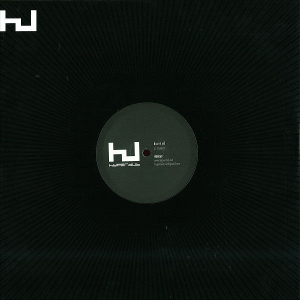 Image of Back Cover of 5124355E: 12" - BURIAL, Truant / Rough Sleeper (Hyperdub; HDB069, UK 2012, Die Cut Company Sleeve)   VG+/VG+