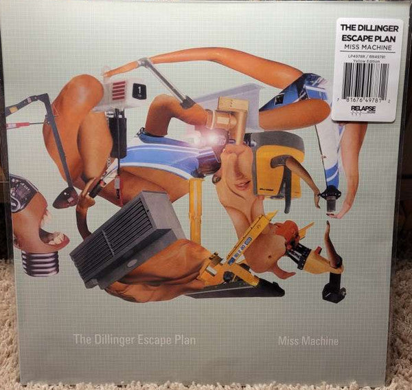 Image of Front Cover of 0934059E: LP - THE DILLINGER ESCAPE PLAN, Miss Machine (Relapse Records; RR6587, US 2023, Insert, Yellow Vinyl)   NEW/NEW