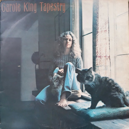 Image of Front Cover of LP - VG/VG - CAROLE KING, Tapestry (A&M Records; AMLS 2025, UK 1971, Translucent Purple vinyl), Light hairlines. Small rip to sleeve on rear. Edgewear.,  - 2226029E