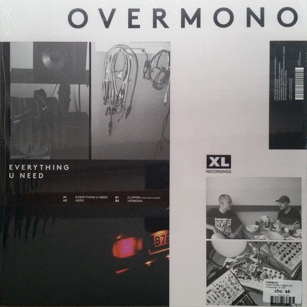 Image of Back Cover of 12" EP - EX/M - OVERMONO, Everything U Need (XL Recordings; XL1100T, UK 2020), SEALED!!,  - 2326074E