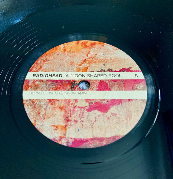 Image of Label Cover of 4734139E: 2xLP - RADIOHEAD, A Moon Shaped Pool (XL Recordings; XLLP790, Europe Reissue, 2 Inners, Download Code)   NEW/NEW