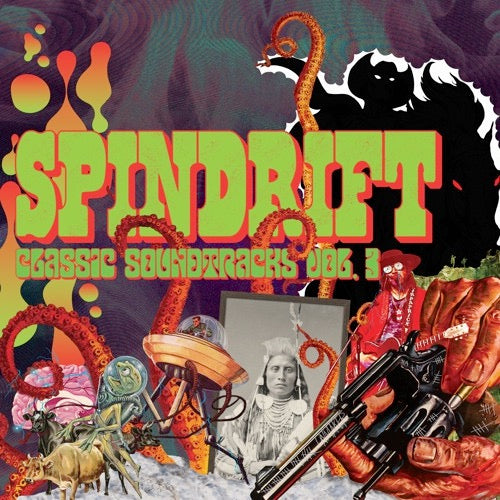 Image of Front Cover of 3914499C: LP - SPINDRIFT, Classic Soundtracks Vol. 3 (Alternative Tentacles; VIRUS505, USA & Canada 2022, Insert) Still In Stickered Shrinkwrap  VG+/VG+