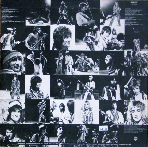 Image of Back Cover of LP - VG/G - FACES, Snakes And Ladders / The Best Of Faces (Warner Bros. Records Burbank Labels; K56172, UK 1976), Lots of light hairlines,  - 4116083C