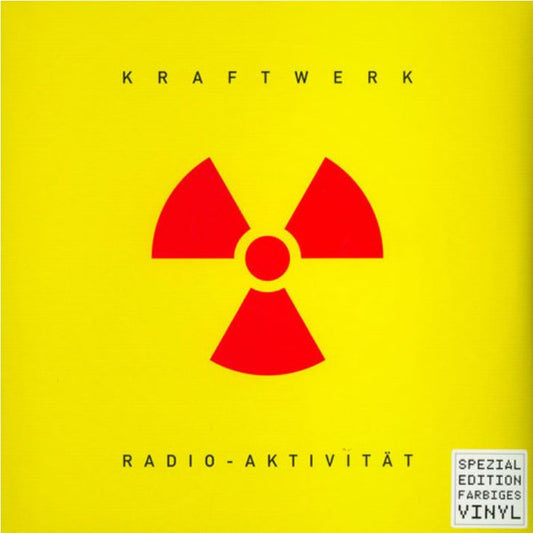 Image of Front Cover of LP - VG+/VG+ - KRAFTWERK, Radio-Aktivit t (Kling Klang; 50999 6 99587 1 7, Europe 2020 Reissue, Inner & Booket, 180g Translucent Yellow Vinyl), ,  - 3216043C