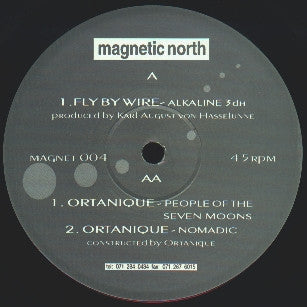 Image of Front Cover of 4443036S: LP - FLY BY WIRE / ORTANIQUE, Untitled (Magnetic North; MAGNET 004, UK 1993, Company Sleeve) Edge Wear  VG+/VG+