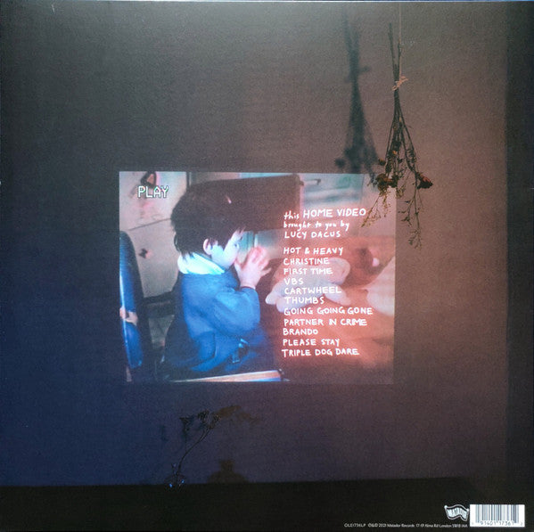 Image of Back Cover of LP - EX/EX - LUCY DACUS, Home Video (Matador; OLE1736LPE, Europe 2021, Gatefold, Inner, Clear Vinyl), Opened Instore, Still In Stickered Shrinkwrap,  - 3446283S