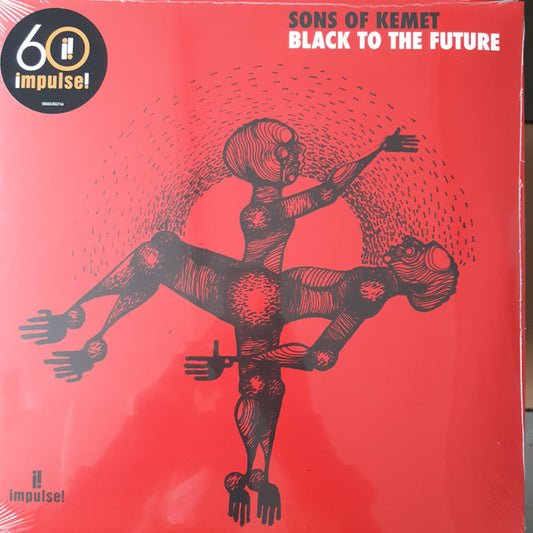 Image of Front Cover of 4614328C: 2xLP - SONS OF KEMET, Black To The Future (Impulse!; 00602435621661, Europe 2021, Gatefold, Inside of sleeve is black) Small seam splits to top of sleeve.  VG/VG+