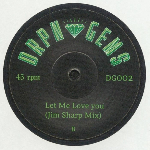 Image of Back Cover of 4513012C: 7" - WALLY PUMA / JIM SHARP, Be Happy / Let Me Love You (DRPN Gems; DG002, UK 2022, Plain sleeve) Excellent condition  /EX