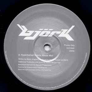 Image of Label Cover of 10" - VG/VG+ - BJORK, Hyperballad (Outcast Mixes) (One Little Indian; 192TP100P, UK 1995, Promo, Picture Sleeve, Outcast aka Beaumont Hannant & Richard Brown), Edge and Ring Wear,  - 3846237S