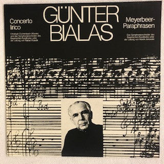 Image of Front Cover of 4543017S: LP - G NTER BIALAS, Concerto Lirico / Meyerbeer-Paraphrasen (Musicaphon; BM 30 SL 1727, Germany )   VG/VG+