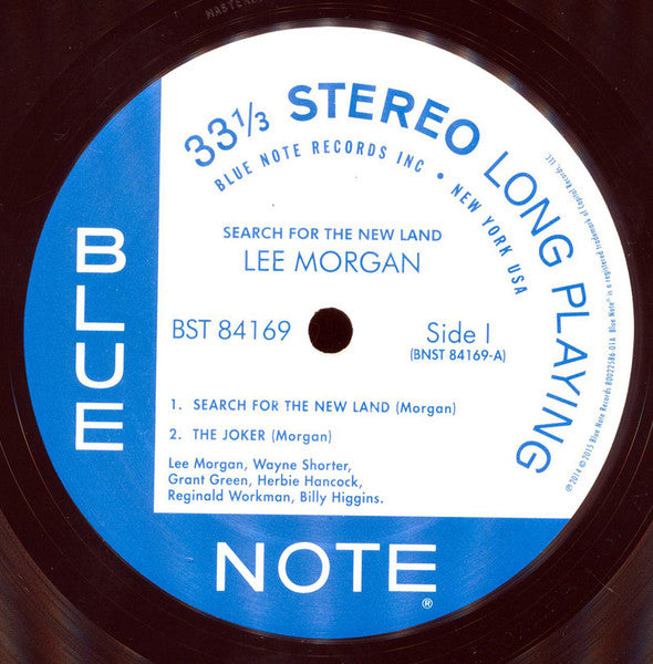 Image of Label Cover of LP - VG+/VG+ - LEE MORGAN, Search For The New Land (Blue Note; ST-84169, US 2015 Reissue, Picture Sleeve, Company Inner, Blue Note 75th Anniversary Edition, Remastered), ,  - 4146043S