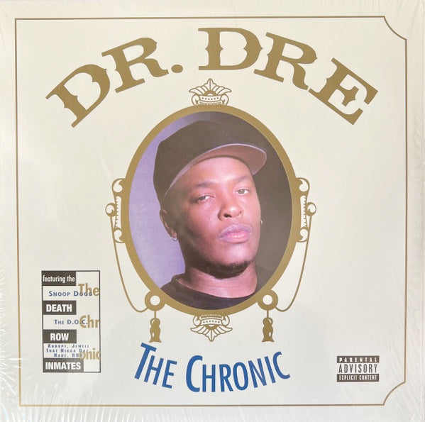 Image of Front Cover of 4554142S: 2xLP - DR. DRE, The Chronic (Death Row Records; 00602455099969, Europe 2023 Reissue, Insert)   NEW/NEW