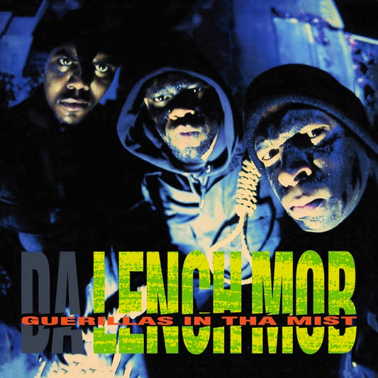 Image of Front Cover of 3154123S: LP - DA LENCH MOB, Guerillas In Tha Mist (Get On Down; GET 52736, US 2019 Reissue, Green and Orange Splatter Vinyl)   NEW/NEW