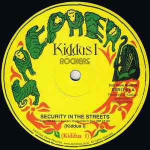 Image of Front Cover of 4543078S: LP - KIDDUS I, Security In The Streets / Too Fat (Shepherd; DSR12-01, Japan 2007, Company Sleeve) Evidence of price sticker on sleeve.  VG/VG+