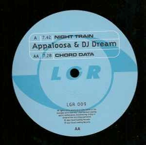 Image of Label Cover of 12" - G+/G+ - APPALOOSA & DJ DREAM, Night Train / Chord Data (Looking Good Records; LGR 009, UK 1997, Picture Sleeve, Inner), Strong G+, several marks that DNAP. Sleeve has heavy Edgewear & a small tear.,  - 3626236E