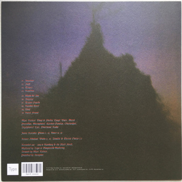 Image of Back Cover of 4543183S: LP - BLACK TO COMM, Alphabet 1968 (Type; TYPE053LP, UK 2009)   VG+/VG+