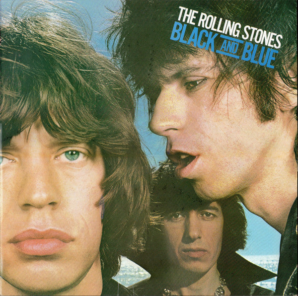 Image of Front Cover of LP - VG/VG - THE ROLLING STONES, Black And Blue (Rolling Stones Records; 450203 1, UK 1980s Reissue), Hairlines, edge wear, includes Stones mid-price albums insert,  - 3346161S