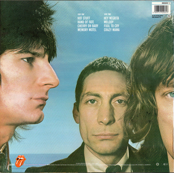 Image of Back Cover of LP - VG/VG - THE ROLLING STONES, Black And Blue (Rolling Stones Records; 450203 1, UK 1980s Reissue), Hairlines, edge wear, includes Stones mid-price albums insert,  - 3346161S