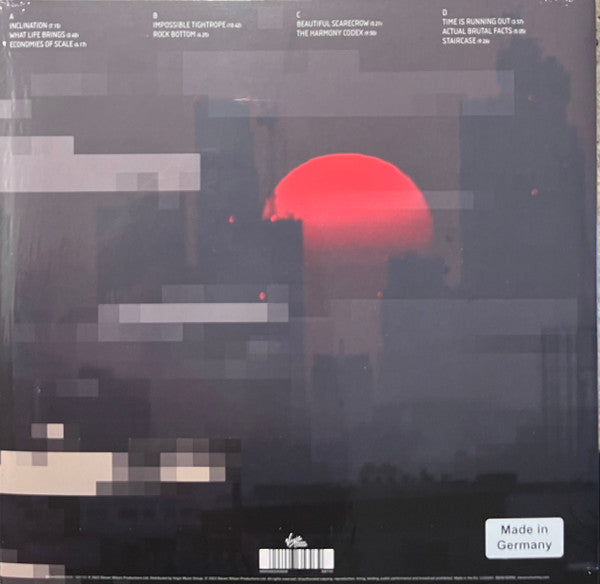 Image of Back Cover of 4523098E: 2xLP - STEVEN WILSON, The Harmony Codex (Virgin Music Group ; SW7V3, Europe 2023, Gatefold, 2 Inners, Clear Green Vinyl.) Still In Stickered Shrinkwrap  EX/EX