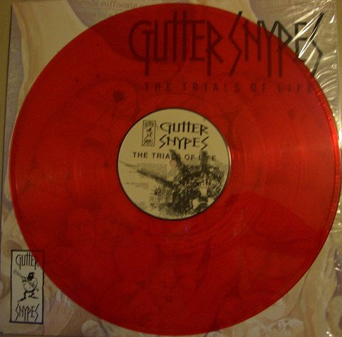 Image of Label Cover of 4523251E: 12" - GUTTER SNYPES, The Trials Of Life EP (Liberty Grooves; LIB 005, UK 1994, Picture Sleeve, Insert, Red Vinyl)   VG+/VG+