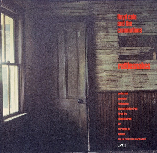 Image of Front Cover of LP - VG/G+ - LLOYD COLE AND THE COMMOTIONS, Rattlesnakes (Polydor; 823 683-1, Germany 1984, Inner), ,  - 2616225C