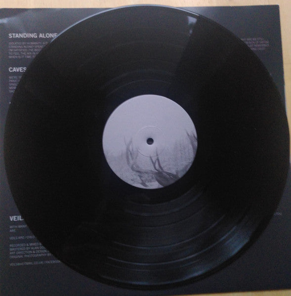 Image of Label Cover of 4523477E: 12" EP - VEILS, Clarity (Tangled Talk Records; TTR019V, UK 2012, Picture Sleeve, Inner, Single Sided, white vinyl) Water damage to sleeve  G+/VG