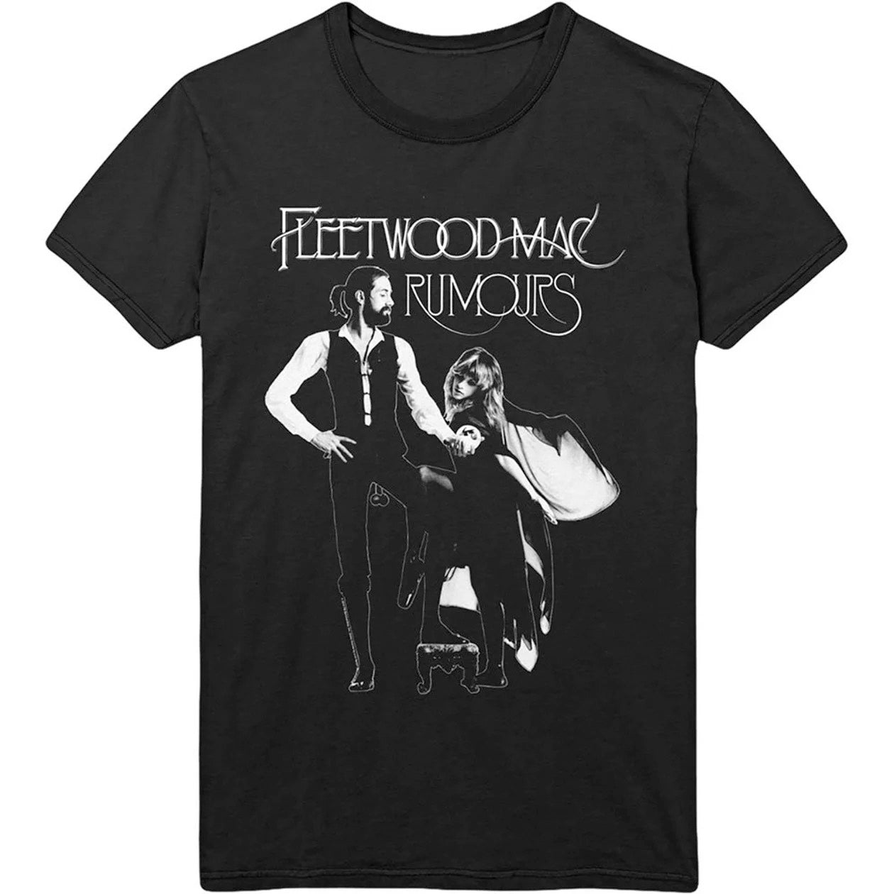 Image of Front Cover of Accessories - NEW/NEW - FLEETWOOD MAC, Rumours T-Shirt (Black) XL (, UK ), ,  - 1256091S
