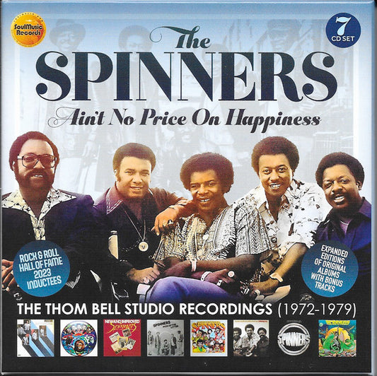 Image of Front Cover of 7xCD - M/M - THE SPINNERS, Ain t No Price On Happiness - The Thom Bell Studio Recordings (1972-1979) (SoulMusic Records ; QSMCR-52 12BX, Europe 2023, Box Set), Still SEALED In Shrinkwrap,  - 0716006C