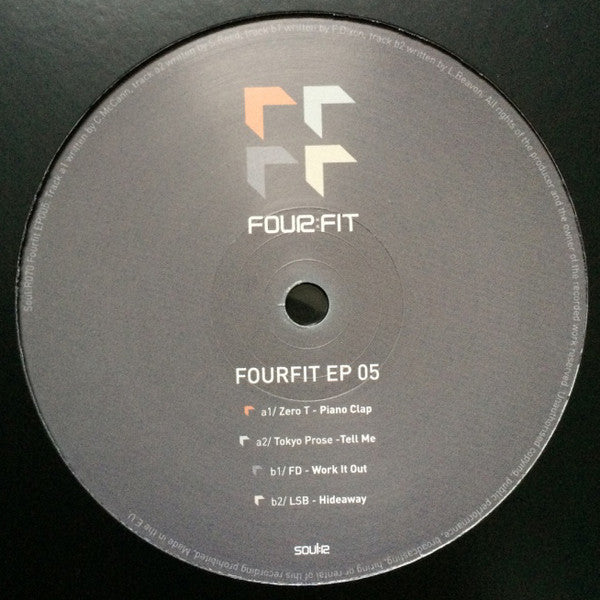 Image of Front Cover of 4543479S: 12" - VARIOUS, Fourfit EP 05 (Soul:r; Soul:R070, UK 2015)   /VG+