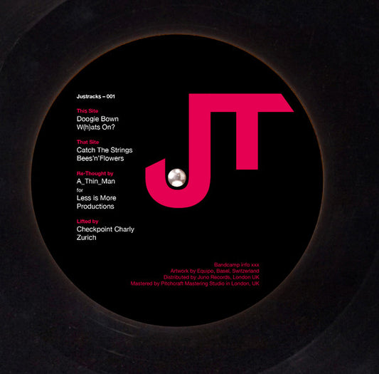 Image of Front Cover of 4543483S: 12" - A_THIN_MAN, Bees n Flowers (Justracks; 001, Switzerland 2023)   /VG+