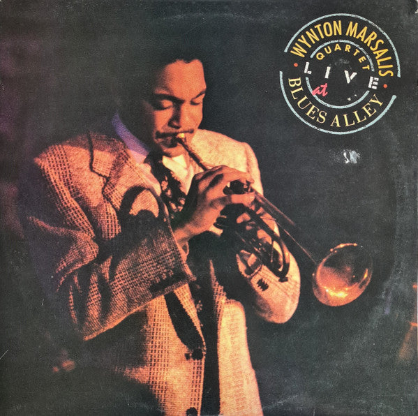 Image of Front Cover of 4924342E: 2xLP - WYNTON MARSALIS, The Wynton Marsalis Quartet Live At Blues Alley (CBS; 461109 1, UK 1988, Gatefold) Light ringwear on sleeve.  VG+/EX