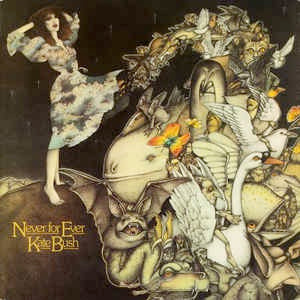 Image of Front Cover of 3945108S: LP - KATE BUSH, Never For Ever (EMI; EMA 794, UK 1980, Laminated Gatefold Sleeve, No Barcode) Edge Wear  VG/VG+