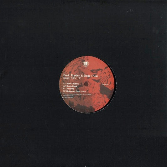 Image of Front Cover of 4613464C: 12" - BASIC RHYTHM & BLOOD TRUST, Blood Rhythm EP (Repertoire; REPRV031, UK 2023)   NEW/NEW