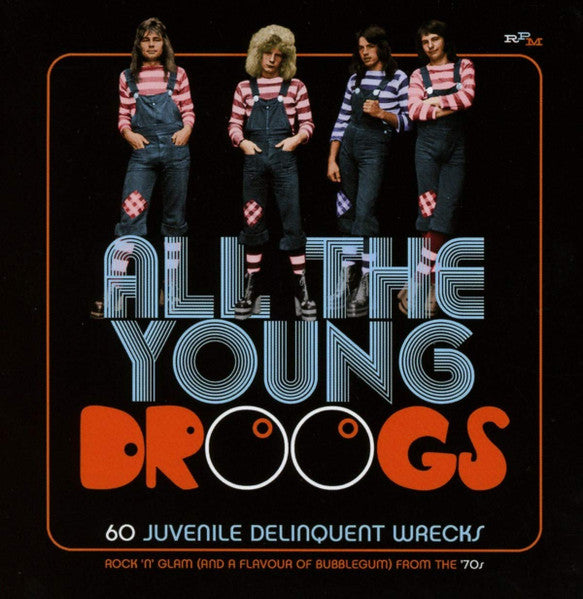 Image of Front Cover of 3xCD - VG+/VG+ - VARIOUS, All The Young Droogs (RPM Records; RPMBX 543, UK 2019, Box Set, Booklet), ,  - 4236041E