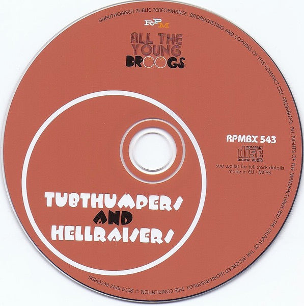 Image of Label Cover of 3xCD - VG+/VG+ - VARIOUS, All The Young Droogs (RPM Records; RPMBX 543, UK 2019, Box Set, Booklet), ,  - 4236041E