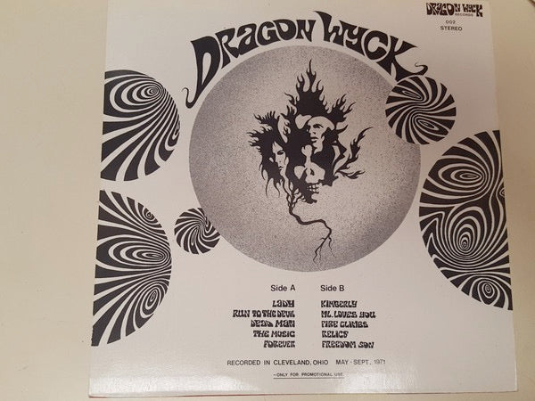 Image of Back Cover of 4713104C: LP - DRAGON WYCK, Dragon Wyck (Dragon Wyck Records; DW002, US Reissue)   VG+/VG