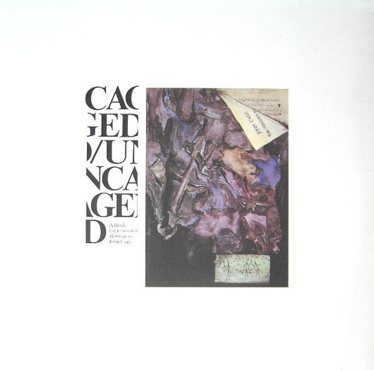 Image of Front Cover of 4544280S: LP - VARIOUS, Caged/Uncaged - A Rock/Experimental Homage To John Cage (Get Back; GET 5301, Italy 2000, Gatefold) Light marks only.Slight water damaged sleeve.   VG/VG