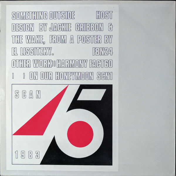 Image of Back Cover of 12" - VG/VG+ - THE WAKE, Something Outside (Factory Benelux ; FBN24, Belgium 1983, Picture Sleeve), Strong VG+, Water Damage To Sleeve,  - 3426076E