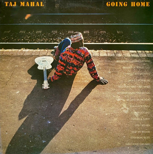 Image of Front Cover of LP - VG+/VG+ - TAJ MAHAL, Going Home (CBS Orange/Yellow; S CBS 31844, UK 1980, "Made In England" Bottom Of Label.), ,  - 1826067E