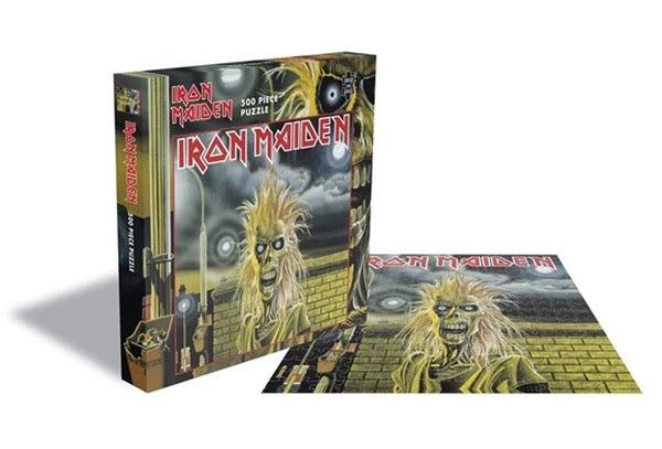 Image of Front Cover of Accessories - NEW/NEW - IRON MAIDEN, Iron Maiden Jigsaw Puzzle (Ro ckSaws; , UK 2021, 500 Piece ), ,  - 1156108S