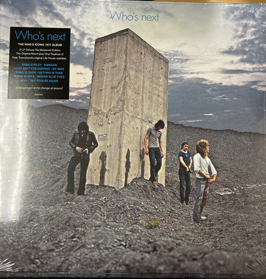 Image of Front Cover of 4733202E: 3xLP - THE WHO, Who's Next | Pete Townshend's Life House Demos 1970-1971 (Polydor; 3585904, Worldwide 2023 Reissue, Gatefold In Stickered Shrinkwrap, 3 Inners, Limited Edition)   NEW/NEW