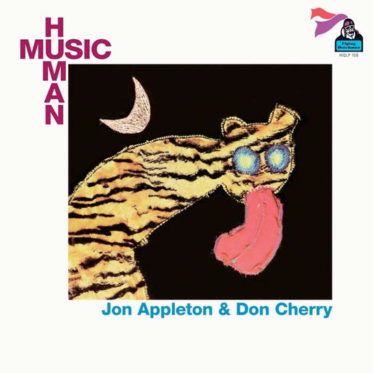 Image of Front Cover of 4733231E: LP - JON APPLETON & DON CHERRY, Human Music (Flying Dutchman; HIQLP 108, Europe 2023 Reissue, Gatefold)   NEW/NEW