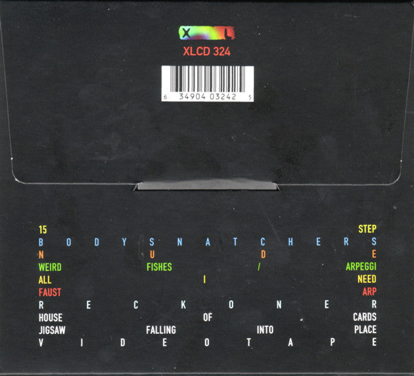 Image of Back Cover of CD - VG+/EX - RADIOHEAD, In Rainbows (XL Recordings; XLCD 324, Europe 2007, Card Sleeve, Booklet & Inner, 2 Stickers), Opened Instore,  - 2836062E